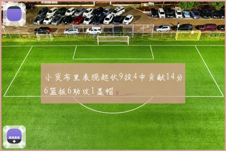 小莫布里表现起伏9投4中贡献14分6篮板6助攻1盖帽